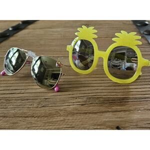 2 pairs of girls sunglasses, new, size 3+